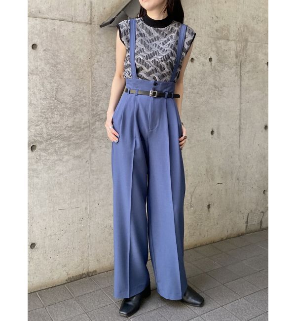 MURUA「フェイクレザーベルトサスペンダーパンツ【セット販売対象】」|その他|