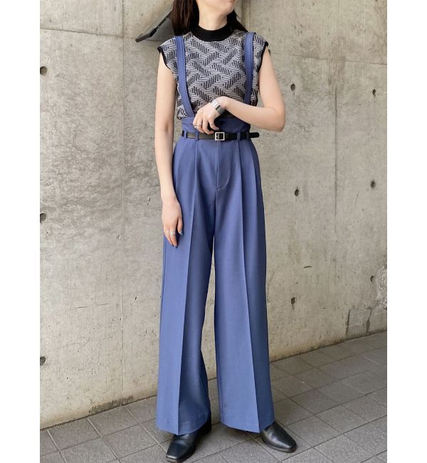 MURUA「フェイクレザーベルトサスペンダーパンツ【セット販売対象】」|その他|