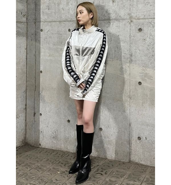 MURUA「【Kappa】シャーリングナイロンスカート【セットアップ着用可】」|スカート|