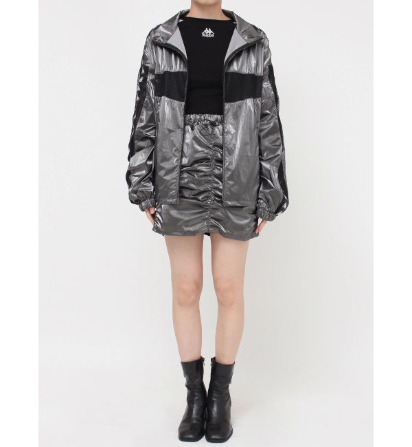 MURUA「【Kappa】シャーリングナイロンスカート【セットアップ着用可】」|スカート|