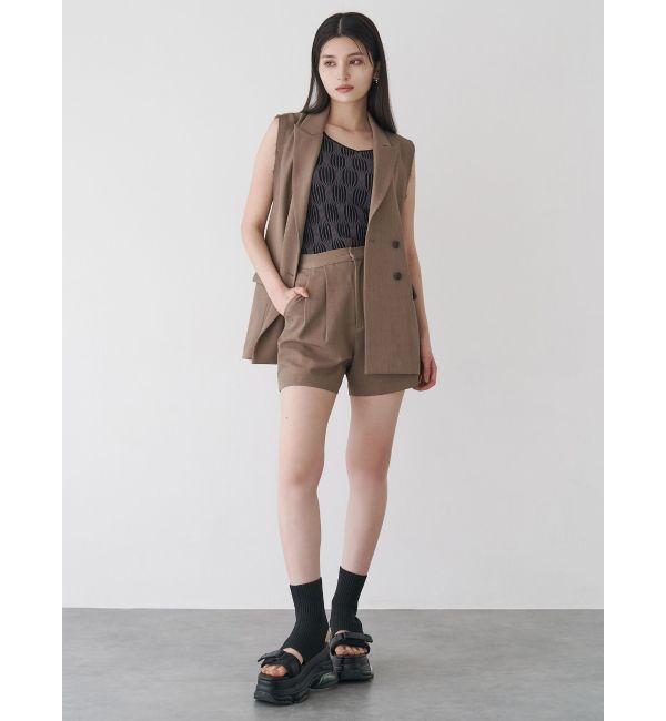 MURUA「ウェーブパターンニットタンク」|タンクトップ|