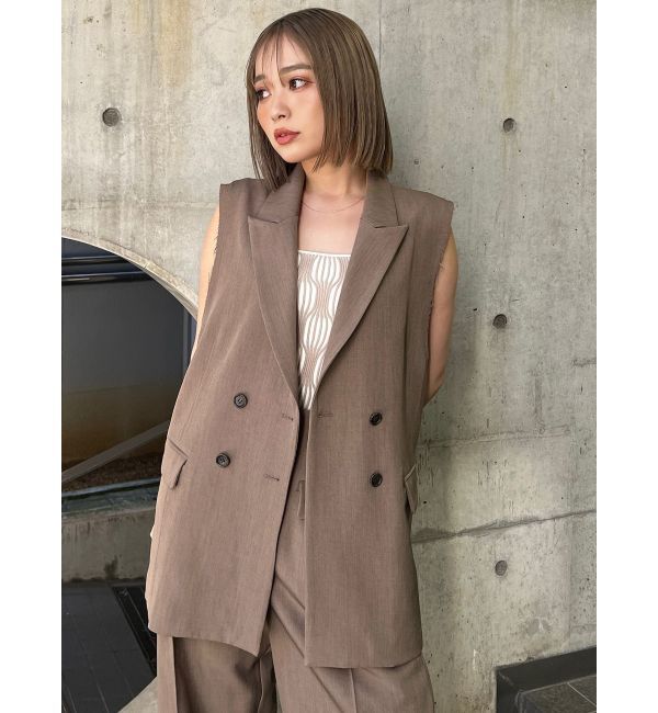 MURUA「ウェーブパターンニットタンク」|タンクトップ|