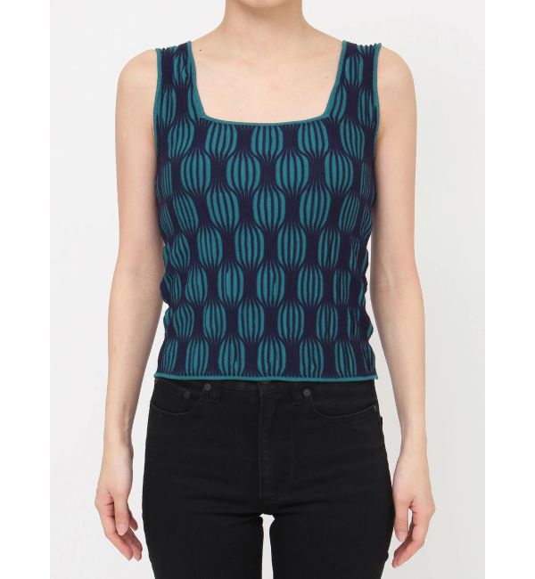 MURUA「ウェーブパターンニットタンク」|タンクトップ|