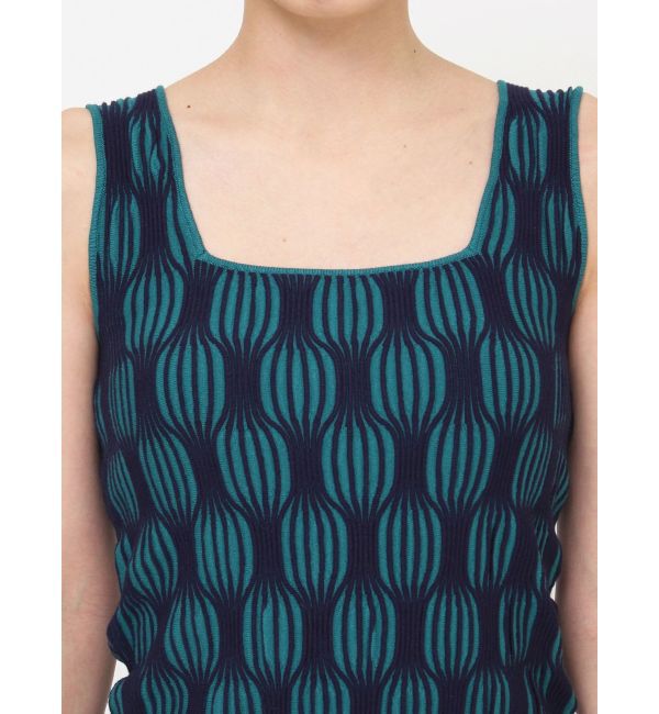 MURUA「ウェーブパターンニットタンク」|タンクトップ|