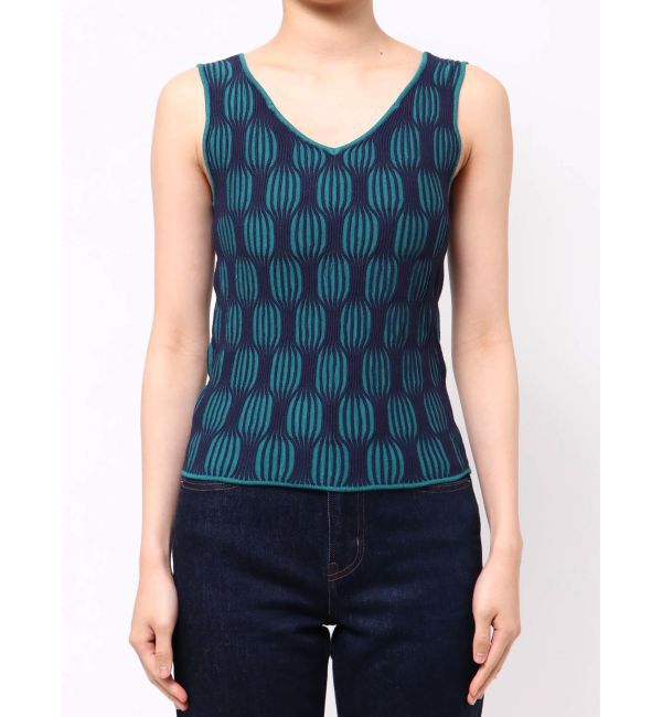 MURUA「ウェーブパターンニットタンク」|タンクトップ|