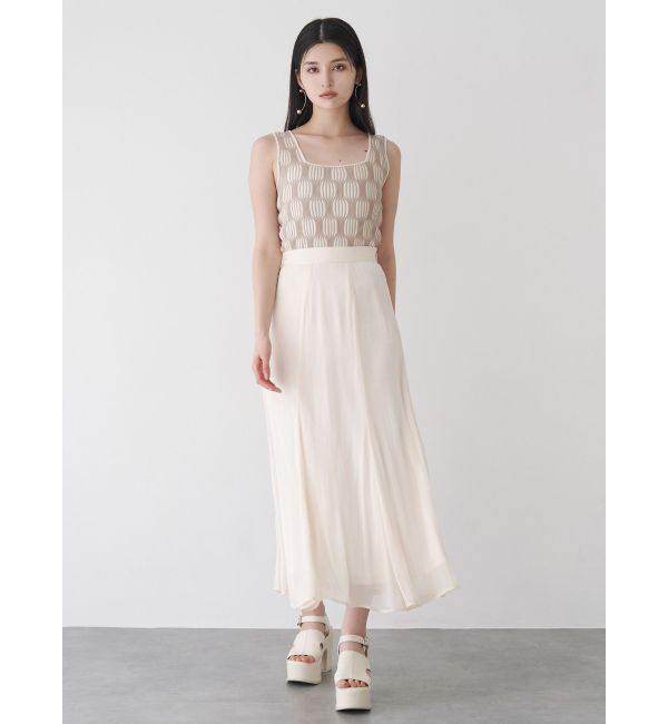 MURUA「ウェーブパターンニットタンク」|タンクトップ|