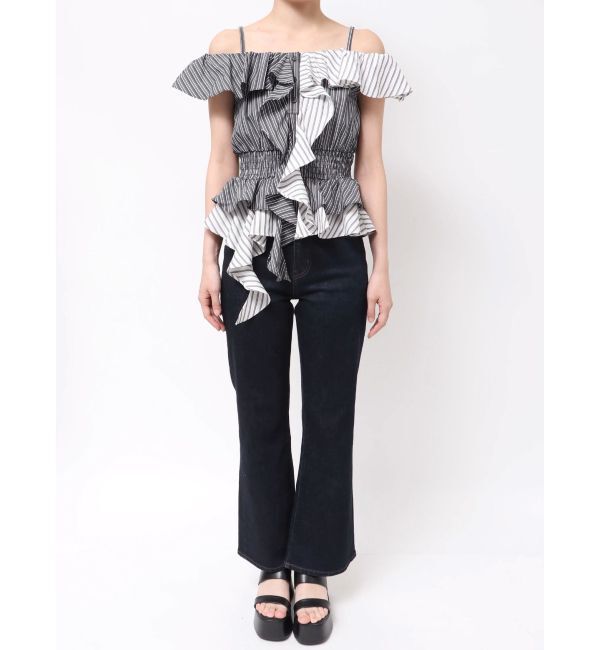 MURUA「カスケードスウィッチングフリルシャツ」|シャツ・ブラウス|