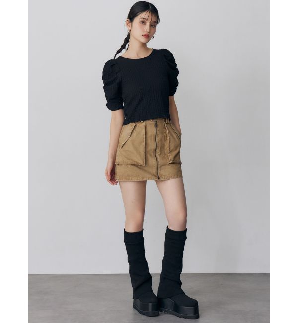 MURUA「ルージーソックブーツ」|ロングブーツ|