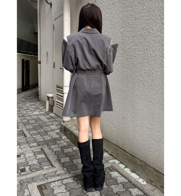 MURUA「ルージーソックブーツ」|ロングブーツ|