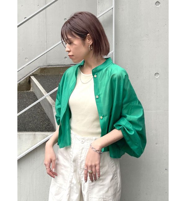 Ungrid「【WEB限定】シアーショートシャツ」|シャツ・ブラウス|