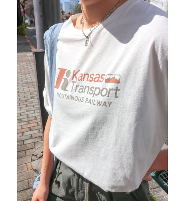 Ungrid「カラーロゴルーズTee」|Tシャツ・カットソー|