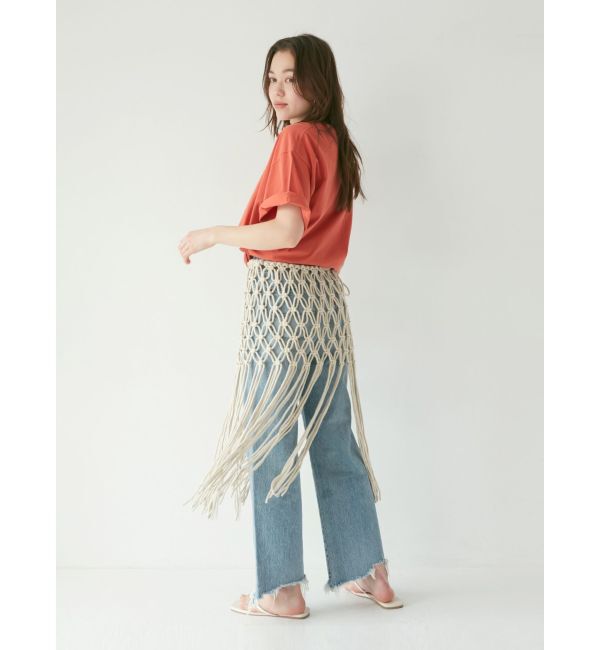 Ungrid「カラーロゴルーズTee」|Tシャツ・カットソー|