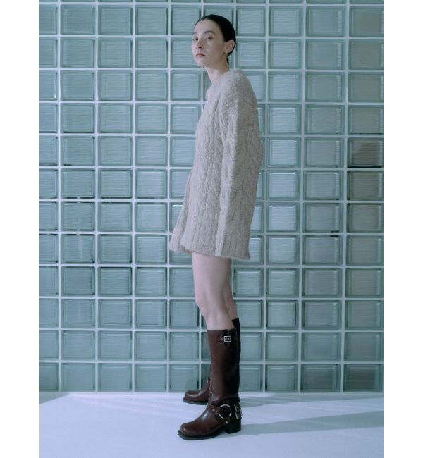 Ungrid「ビッグシルエットルーズケーブルニット」|ニット・セーター|