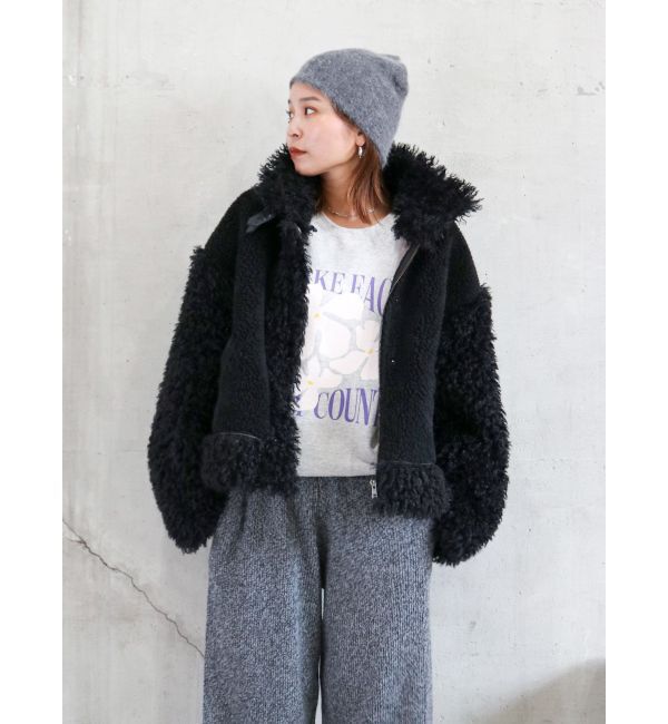 Ungrid「ウール混ニット帽」|ニット帽|