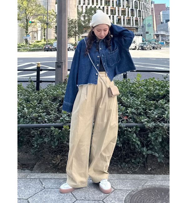 Ungrid「コクーンチノパンツ」|その他|