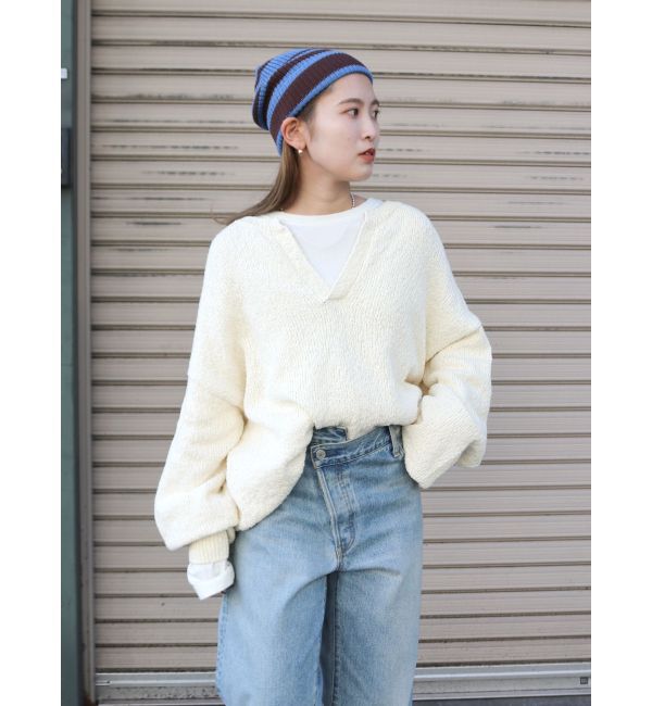 Ungrid「ボーダーニット帽」|ニット帽|