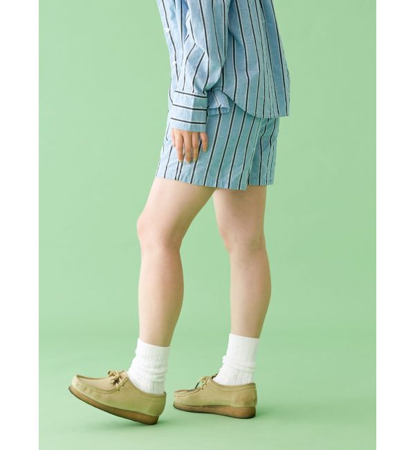 Ungrid「【WEB限定】ストライプラフハーフパンツ」|その他|