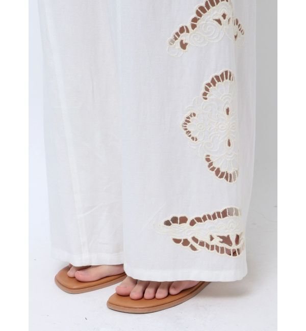 Ungrid「カットワークデザインラフパンツ」|その他|