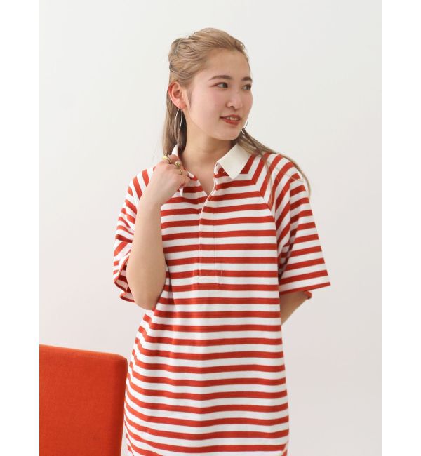 Ungrid「ビッグシルエットボーダーワンピース」|ワンピース|