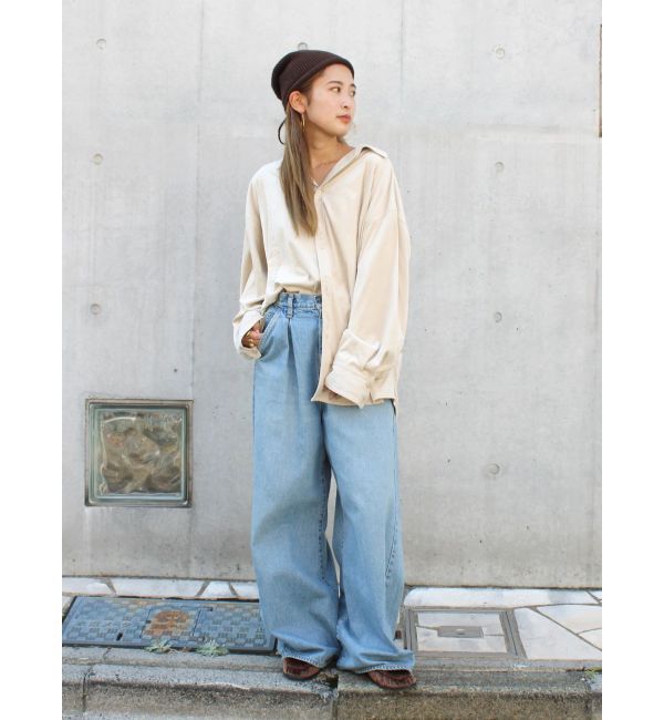 Ungrid「スウェードライクルーズシャツ」|シャツ・ブラウス|