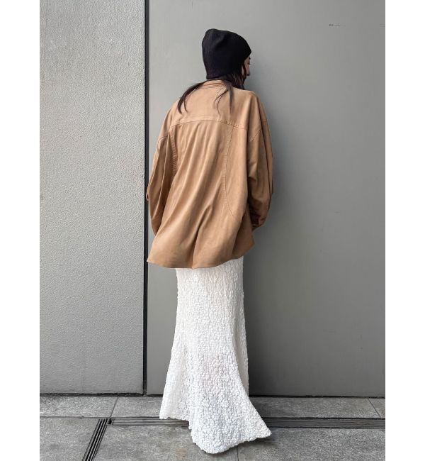 Ungrid「スウェードライクルーズシャツ」|シャツ・ブラウス|