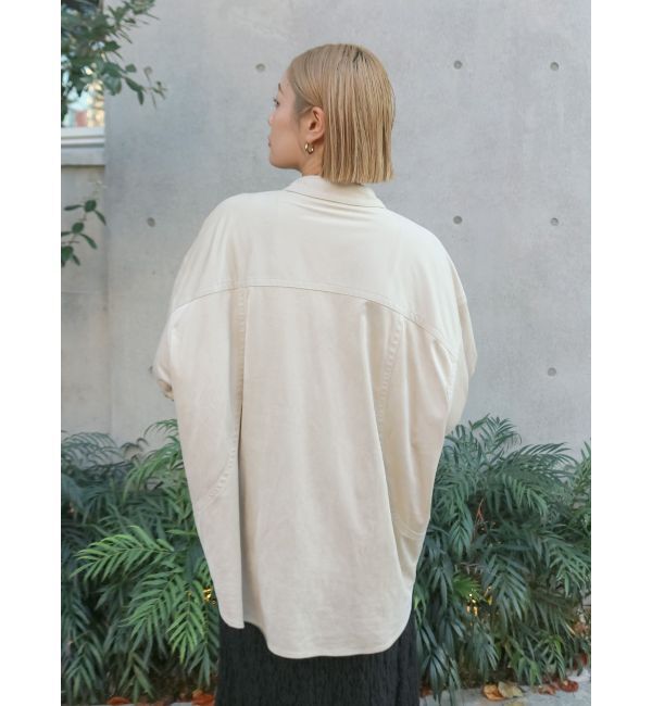 Ungrid「スウェードライクルーズシャツ」|シャツ・ブラウス|