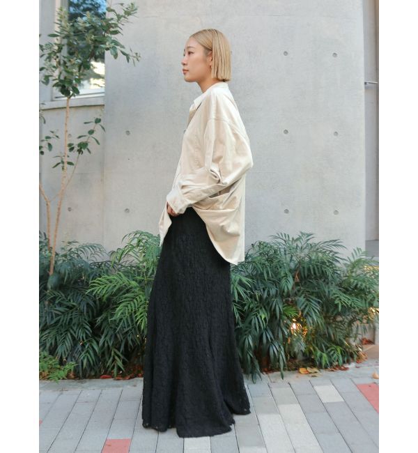 Ungrid「スウェードライクルーズシャツ」|シャツ・ブラウス|