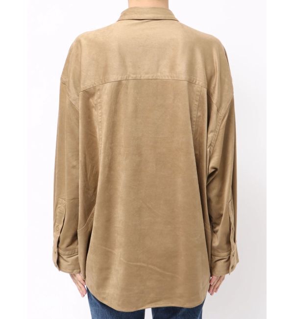 Ungrid「スウェードライクルーズシャツ」|シャツ・ブラウス|