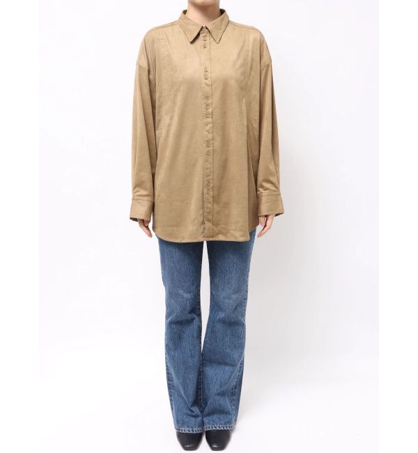 Ungrid「スウェードライクルーズシャツ」|シャツ・ブラウス|