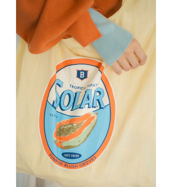 Ungrid「カラーロゴエコBAG」|トートバッグ|