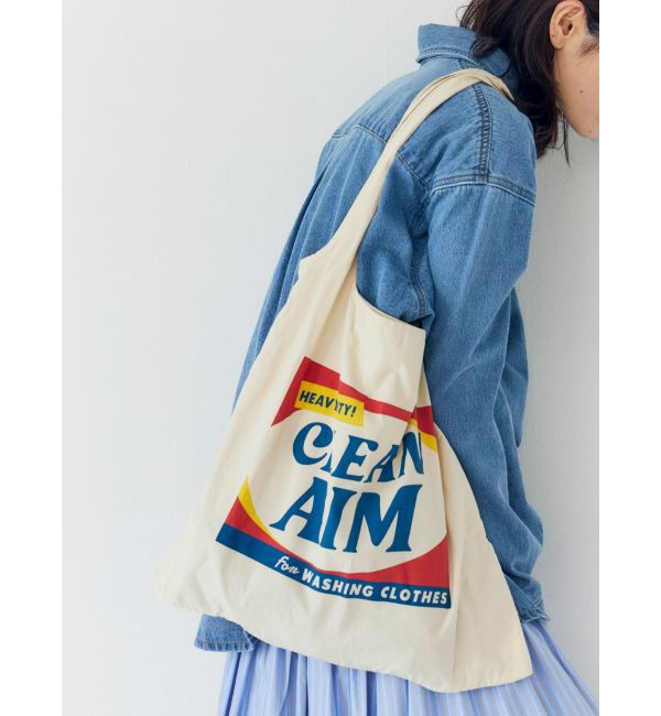 Ungrid「カラーロゴエコBAG」|トートバッグ|