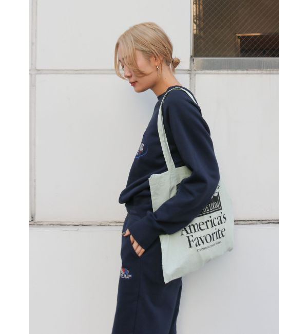 Ungrid「FRUIT OF THE LOOM別注 ロゴトートBag」|トートバッグ|