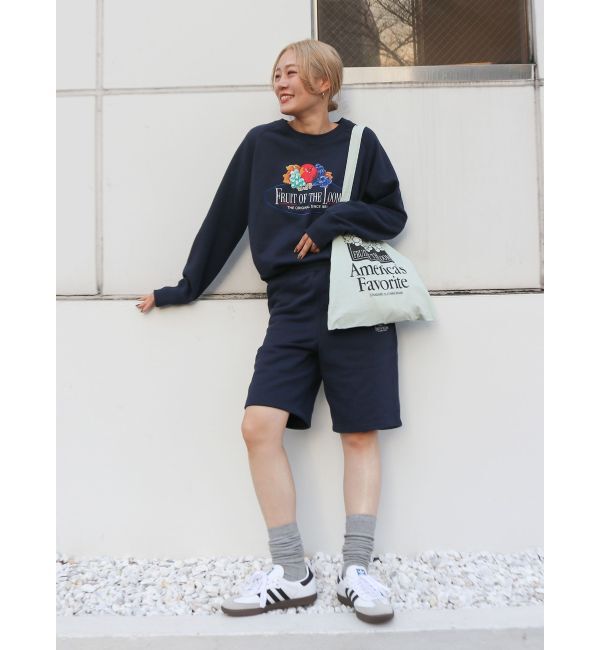 Ungrid「FRUIT OF THE LOOM別注 ロゴトートBag」|トートバッグ|