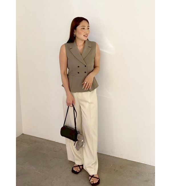 LAGUNAMOON「タックペプラムベスト」|その他|