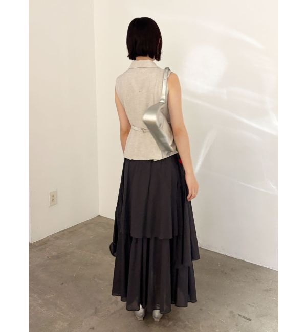 LAGUNAMOON「タックペプラムベスト」|その他|