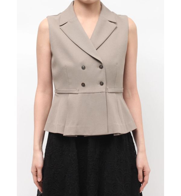 LAGUNAMOON「タックペプラムベスト」|その他|