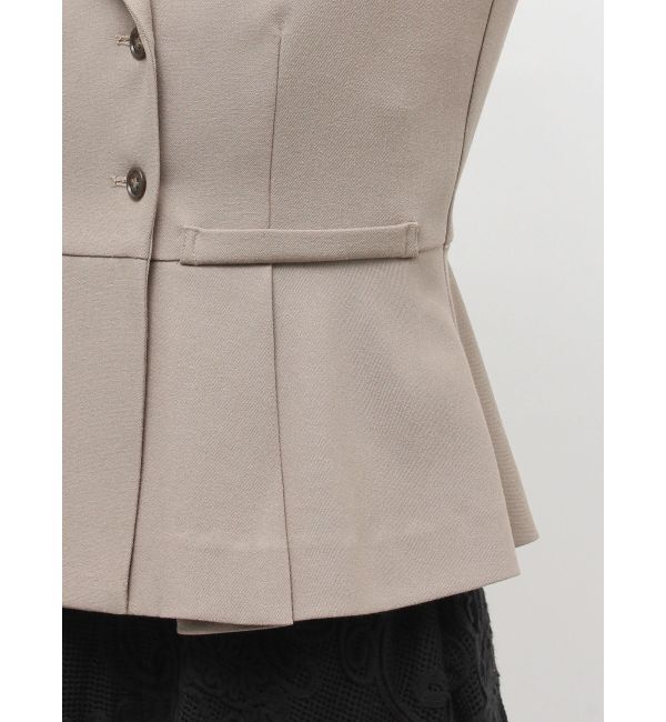 LAGUNAMOON「タックペプラムベスト」|その他|