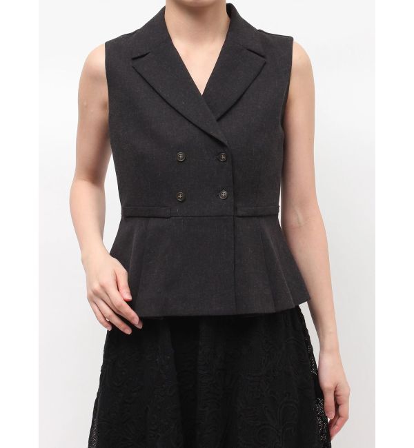 LAGUNAMOON「タックペプラムベスト」|その他|