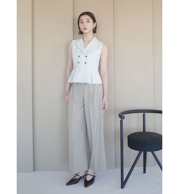 LAGUNAMOON「タックペプラムベスト」|その他|