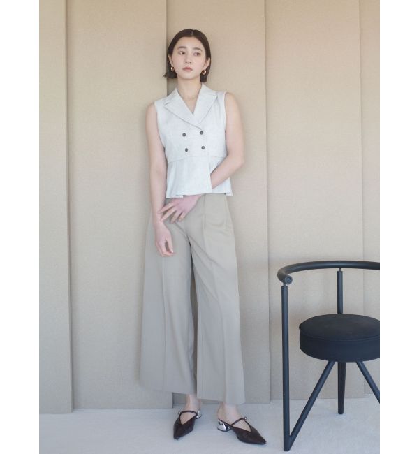 LAGUNAMOON「タックペプラムベスト」|その他|