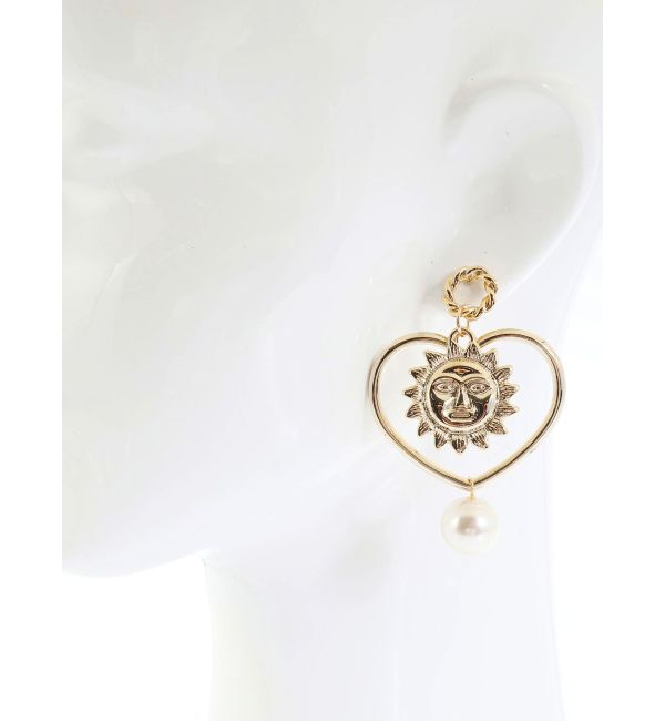 EVRIS「HEART FRAME SUNNYピアス」|ピアス|