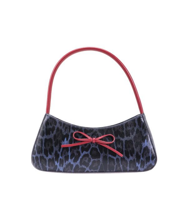 EVRIS「リボンモチーフバイカラーハンドBAG」|ハンドバッグ|