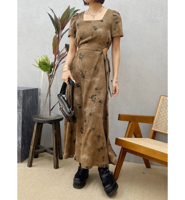 EVRIS「サイドオープンドロストロングワンピース」|ワンピース|ミックス