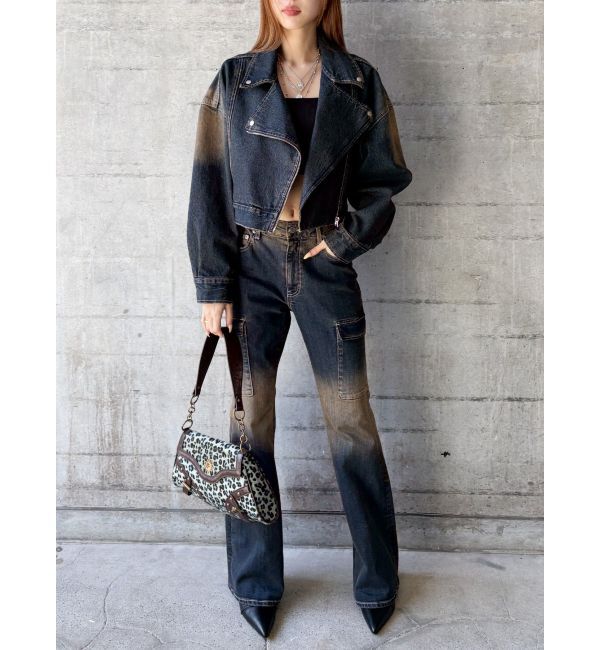 EVRIS「スタッズモチーフアニマルハンドBAG」|ハンドバッグ|