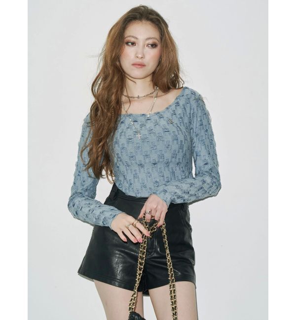 EVRIS「フェイクレザータイトショートパンツ」|その他|