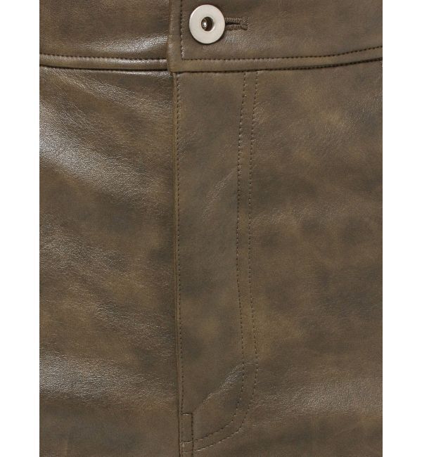 EVRIS「フェイクレザータイトショートパンツ」|その他|