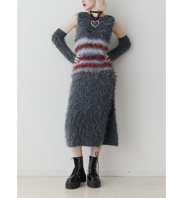 jouetie「シャギーアームウォーマーセットワンピース」|ワンピース|