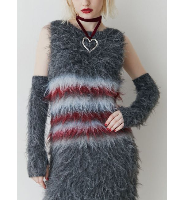 jouetie「シャギーアームウォーマーセットワンピース」|ワンピース|