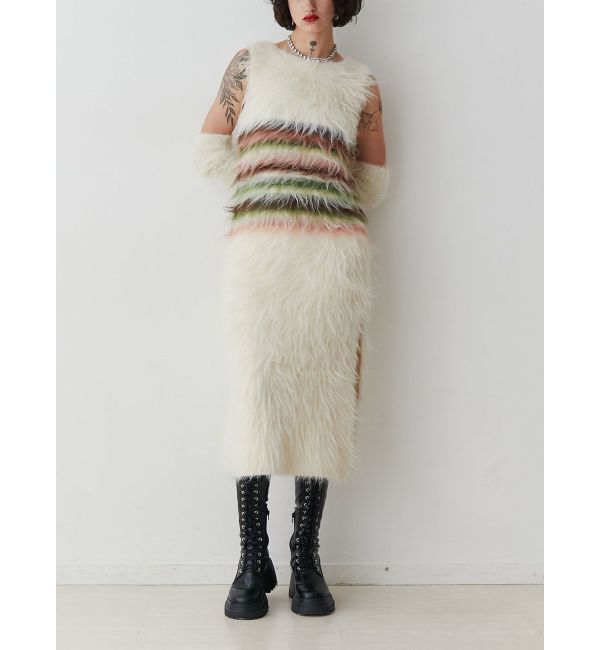 jouetie「シャギーアームウォーマーセットワンピース」|ワンピース|