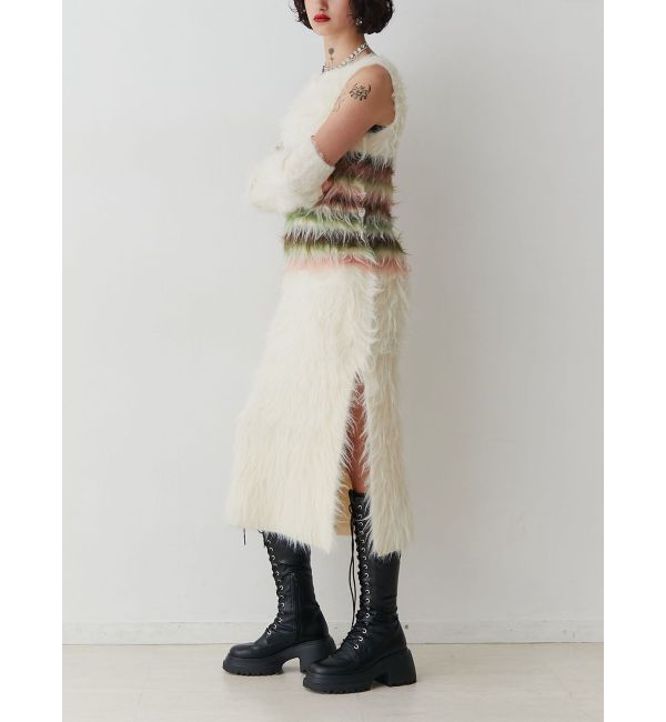 jouetie「シャギーアームウォーマーセットワンピース」|ワンピース|